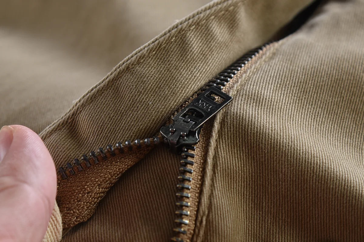 Slim-Fitting Men's Casual Cargo Pants | Pure Cotton Comfort