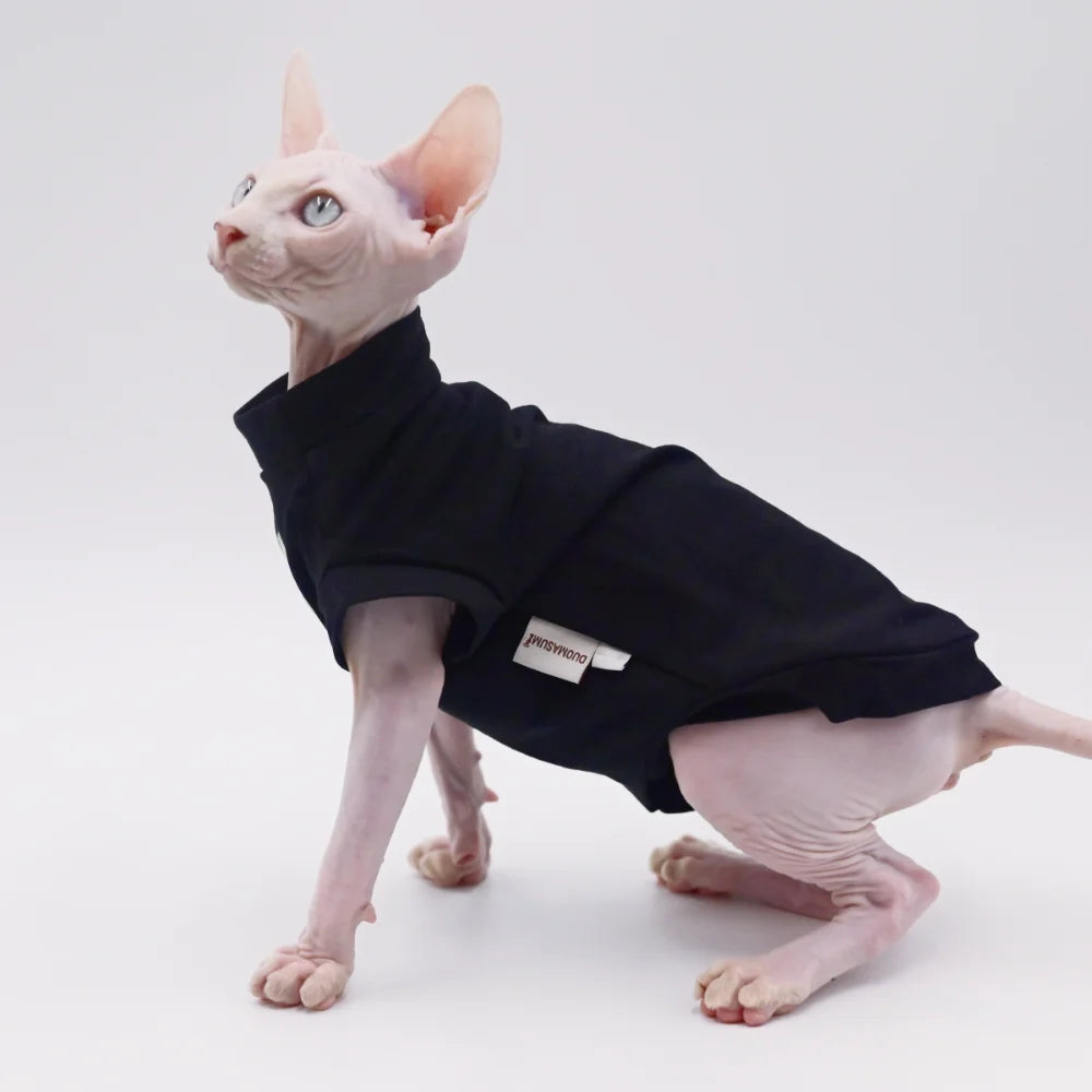 Cooling Summer Vest for Hairless Cats | Ultra-Soft Cotton Comfort