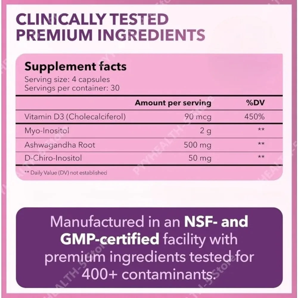 Daily Wellness Capsules with Myo-Inositol | Natural Health Boost
