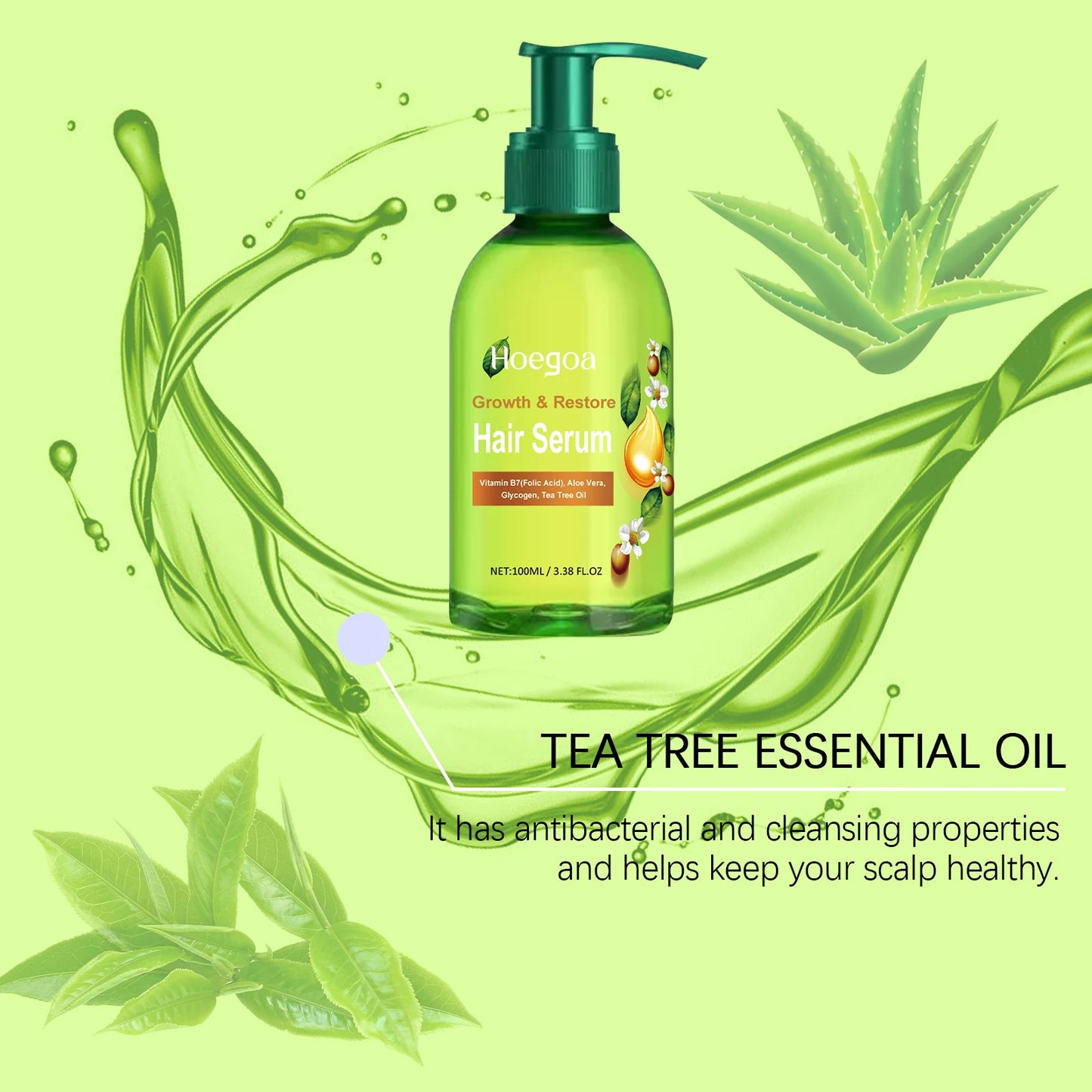 Nourishing Tea Tree Essential Oil for Hair Repair & Care