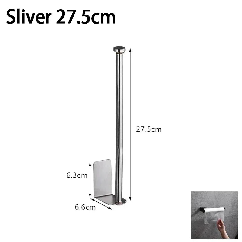 Stainless Steel Paper Towel Holder | Efficient Under Sink Organizer