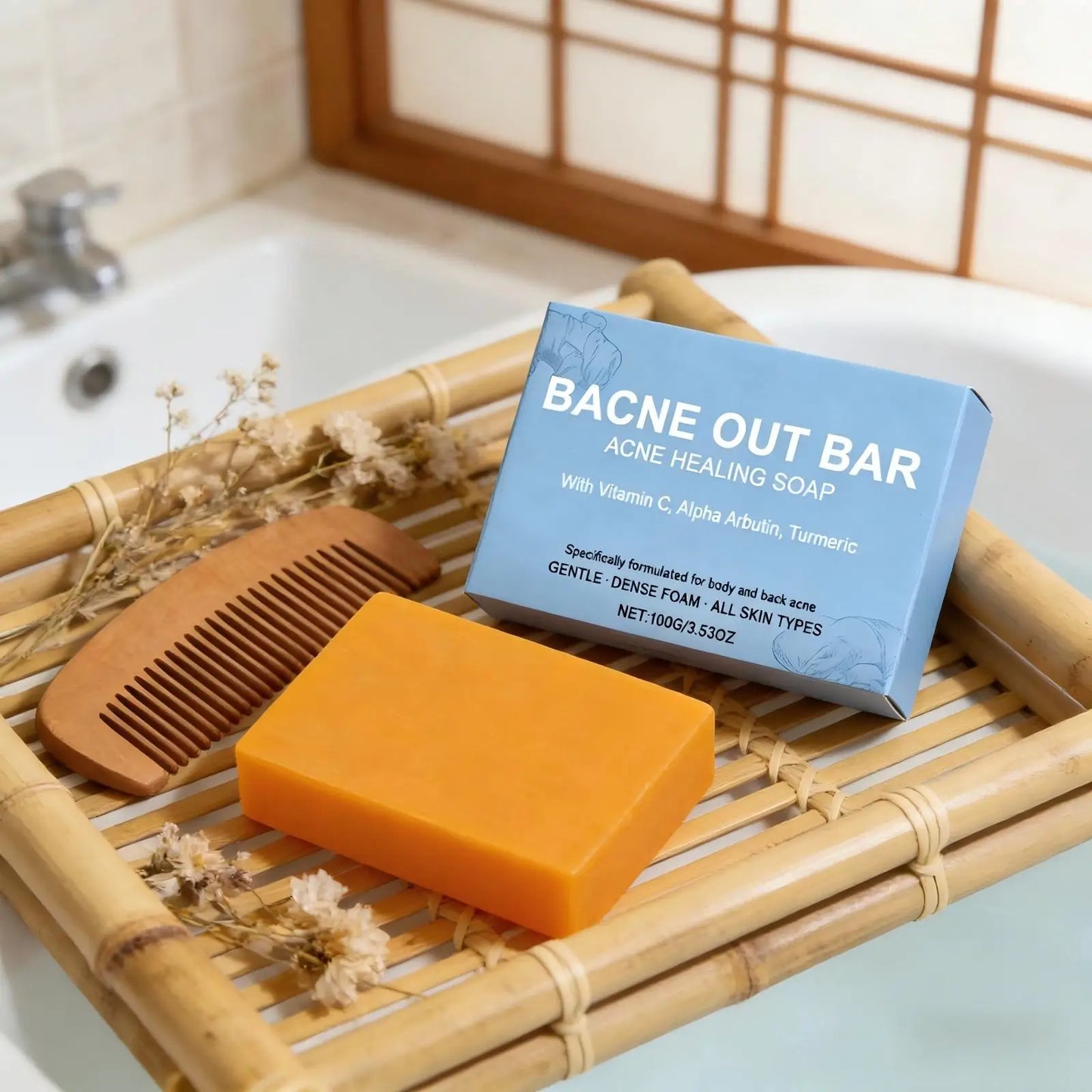Turmeric Lightening Soap | Exfoliating Body Soap for Acne Control