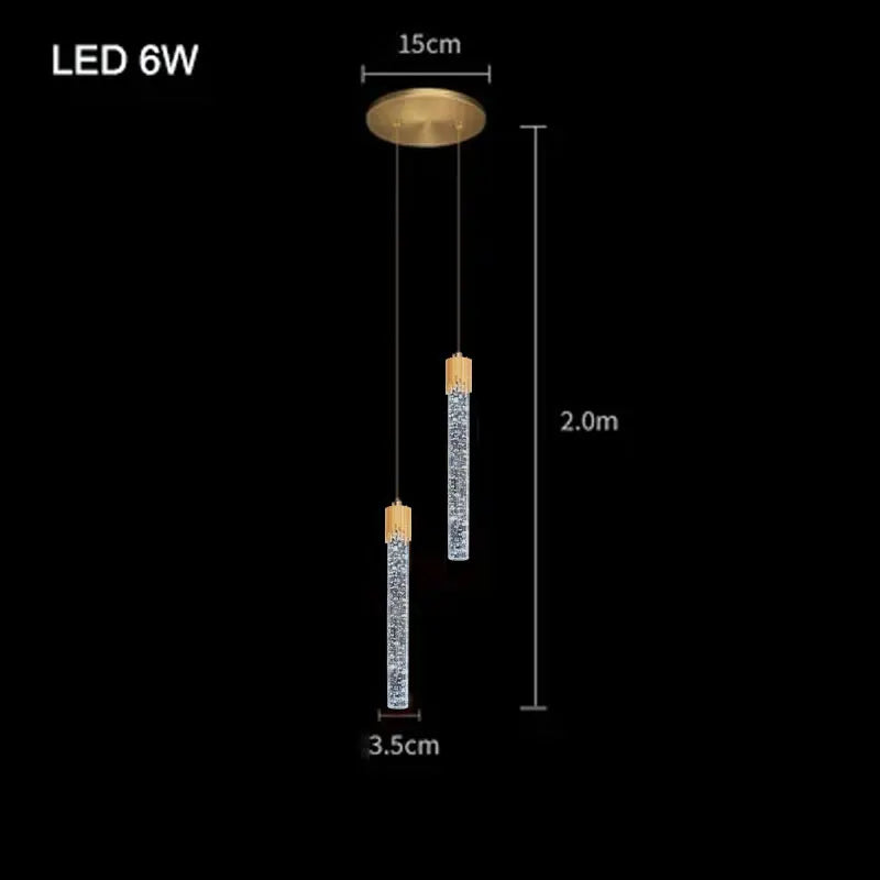 Lámparas colgantes de cristal LED | Iluminación moderna para cada espacio