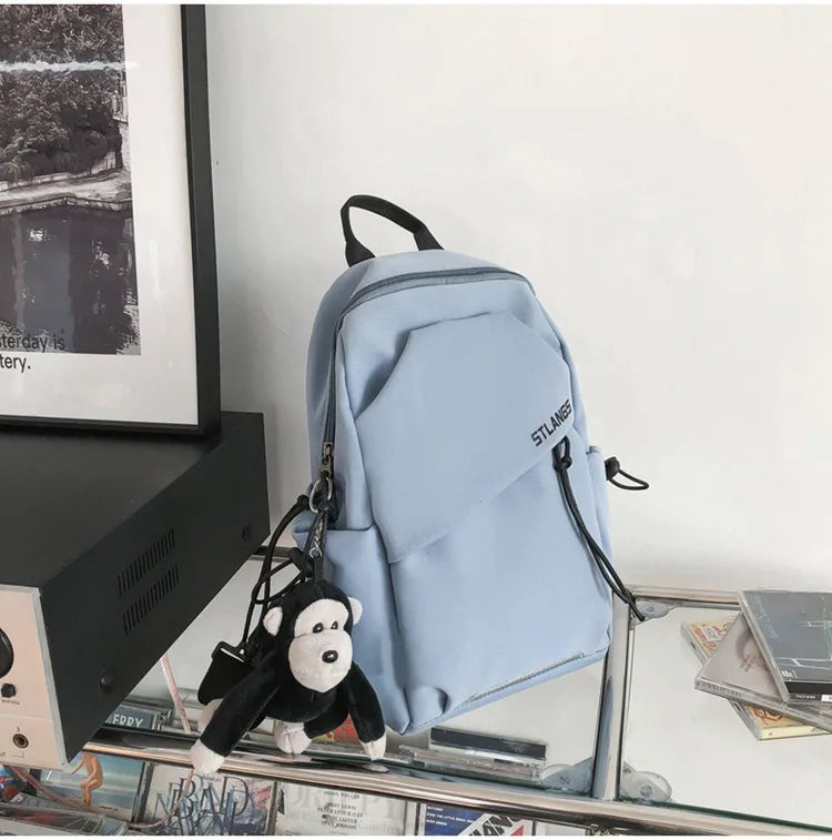 Unisex Korean Style Crossbody Bag | Lightweight & Portable