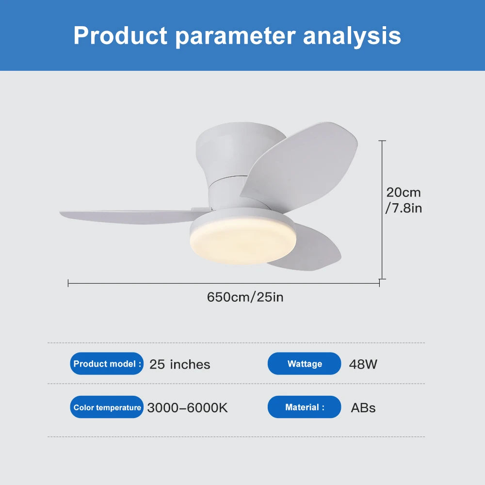 Modern Minimalist Ceiling Fan Lights for Every Room