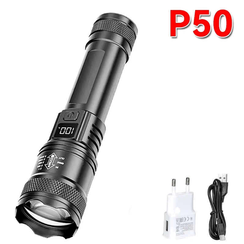2000LM Ultra Bright Tactical Flashlight | Emergency Ready Lighting