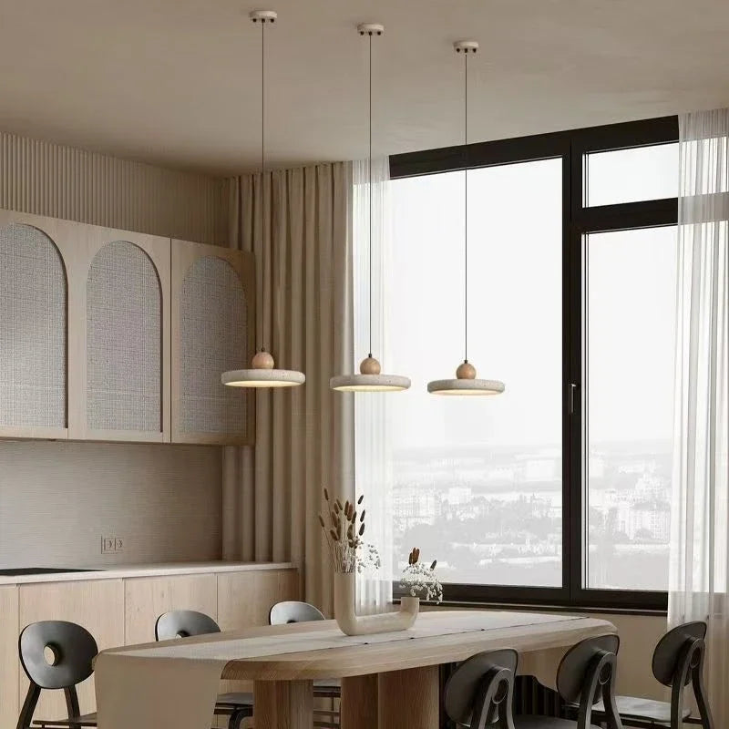 Modern Natural Stone LED Pendant Light | Nordic Chandelier Design