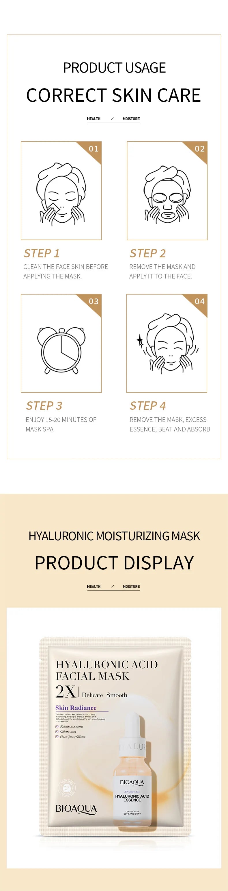 20 Pieces Hydrating Facial Mask Set | Revitalize Your Skin