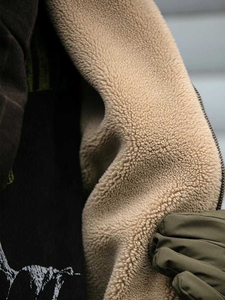 Men's Vintage Heavyweight Winter Jacket | Windproof & Warm