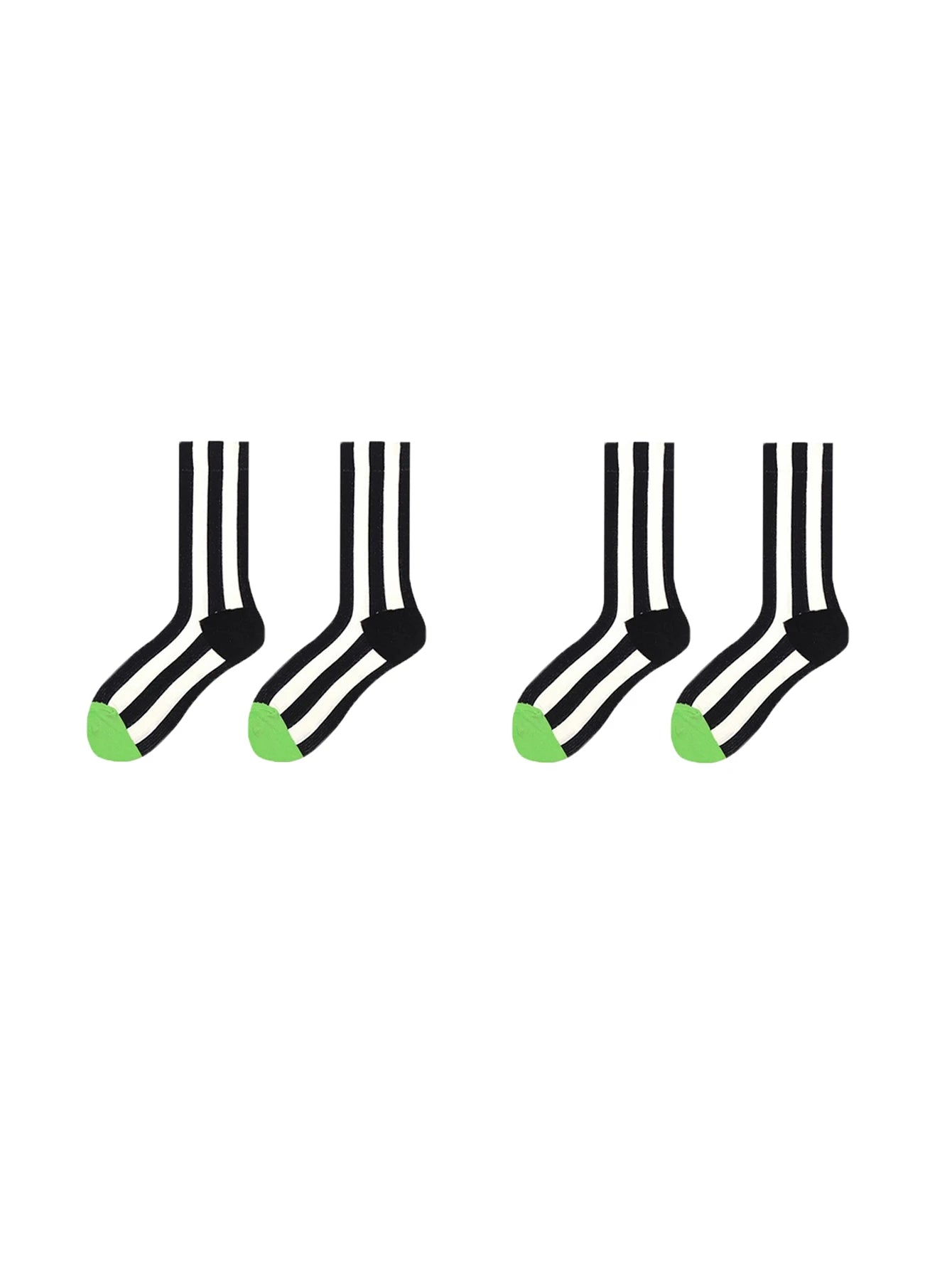 Unisex Trendy Contrast Stripes Mid Tube Socks for Every Occasion