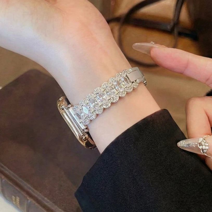 Dazzling Luxury Jewelry Band for Smartwatches | Elegant Women's Strap