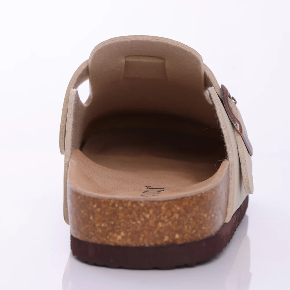 Shevalues Suede Clogs For Women Men Summer Cork Mules Soft Footbed Sandals With Arch Support  New Leisure Fashion Genuine Clogs