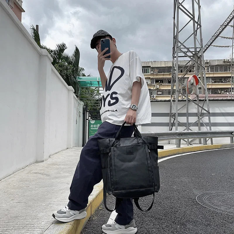 Stylish PU Leather Women's Backpack | Spacious Travel Companion