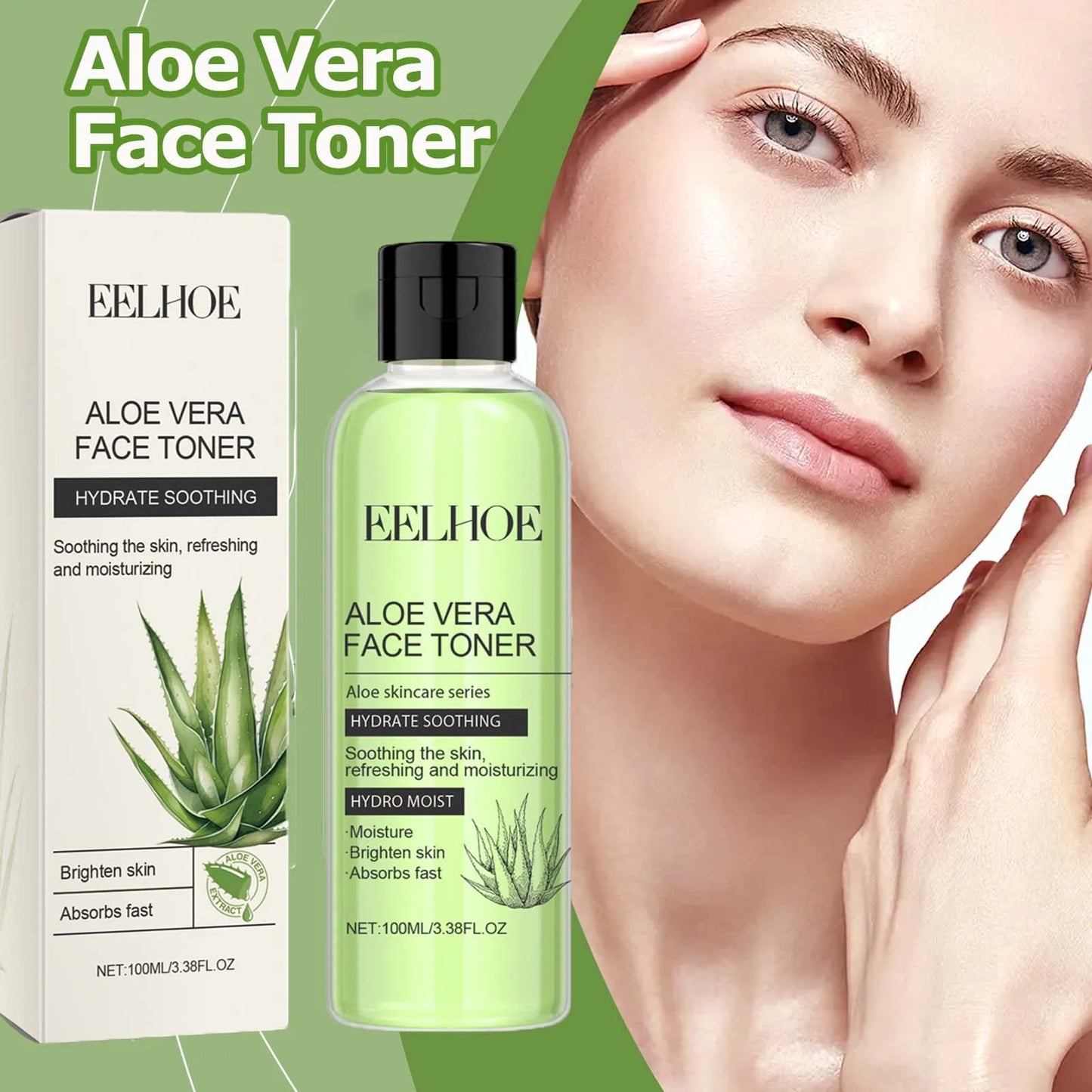 100ml Aloe Vera Toner for Hydration | Refreshing Skin Care