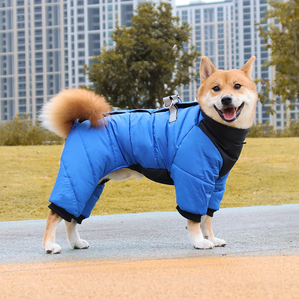 Waterproof Dog Jumpsuit Coat | Warm Winter Clothing for Pets