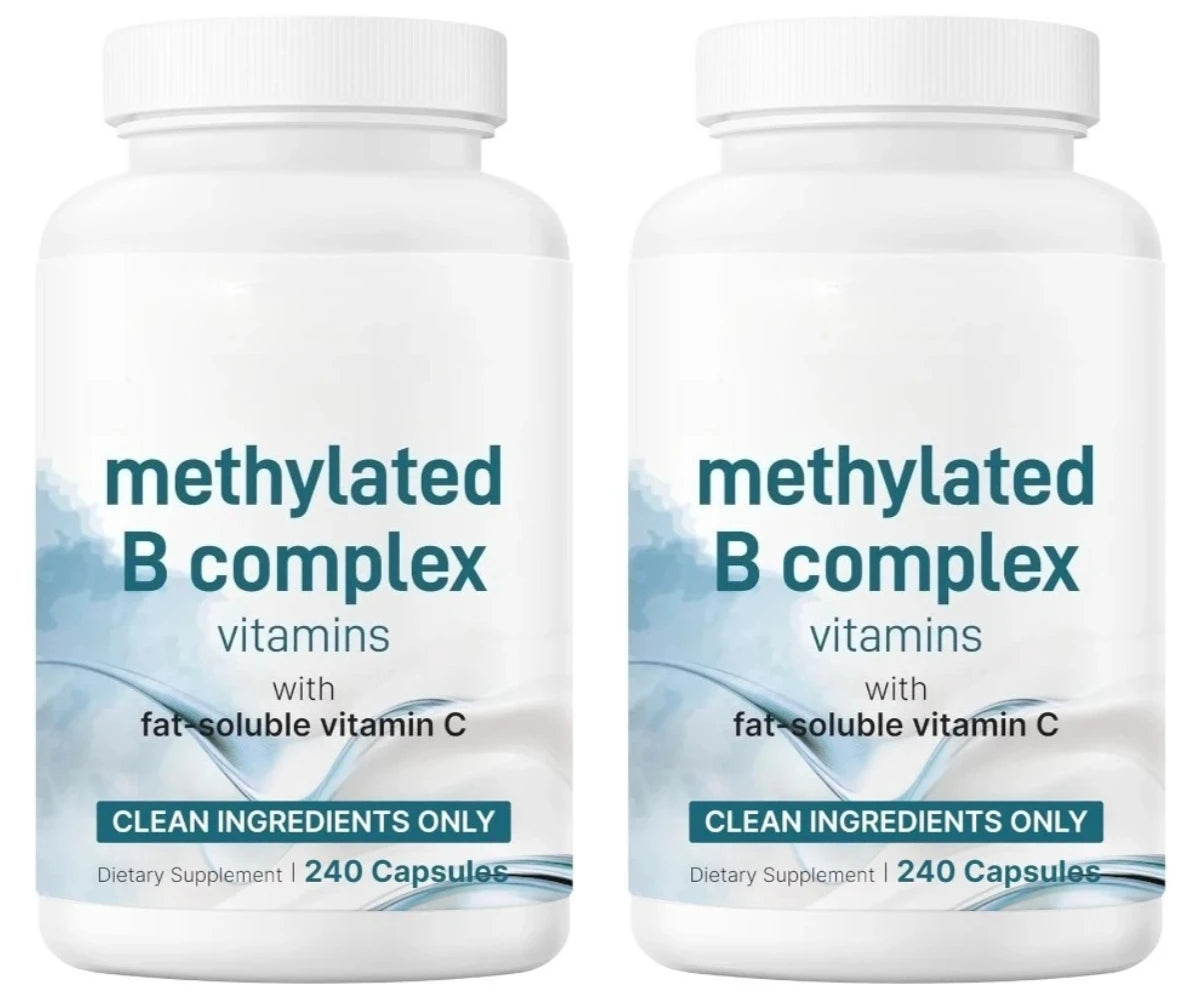 Methylated B Complex Capsules for Energy & Neurological Health