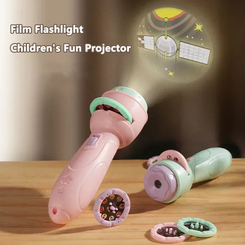 Projection Flashlight Toy | Fun and Educational Projector for Kids