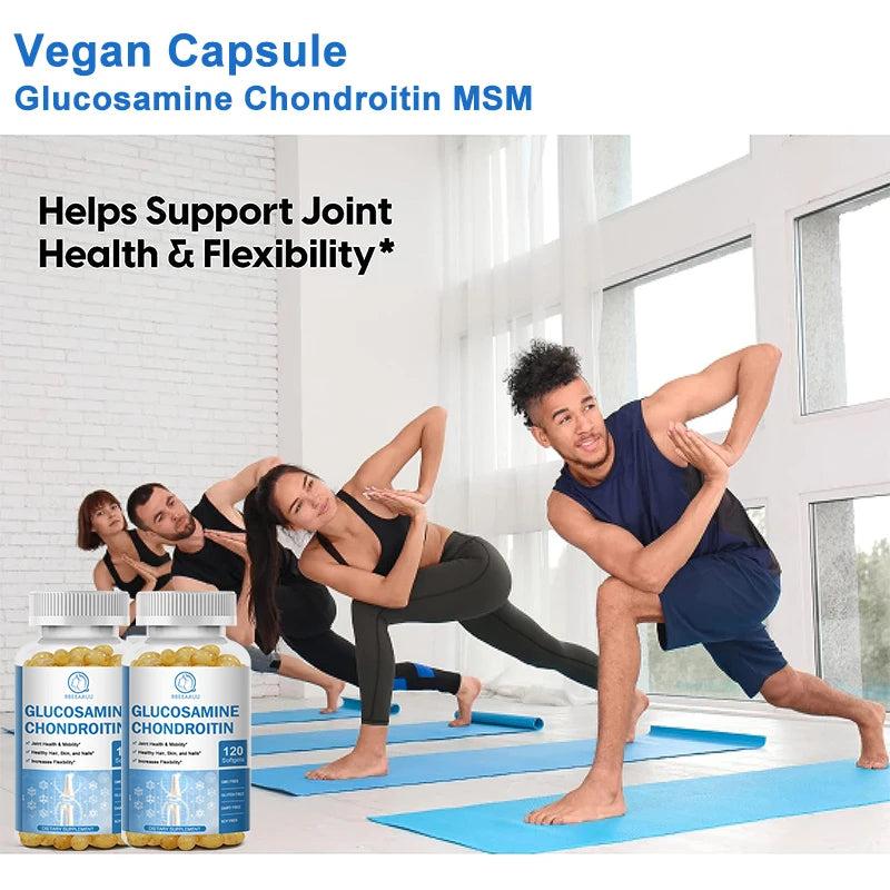 Vitamin D Glucosamine Chondroitin Capsules for Joint Relief