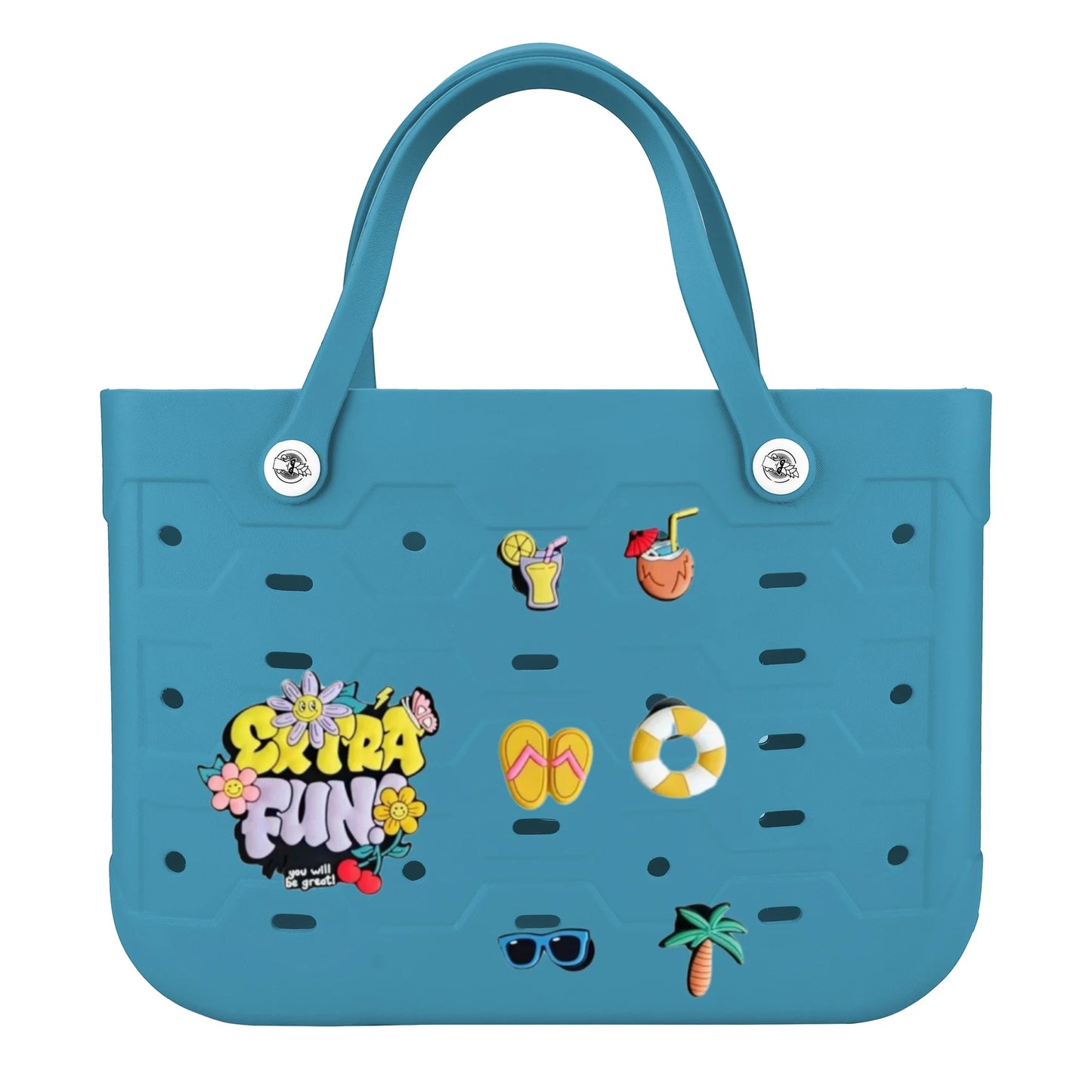 Fashionable Waterproof Beach Bag | Stylish EVA Solid Color Tote
