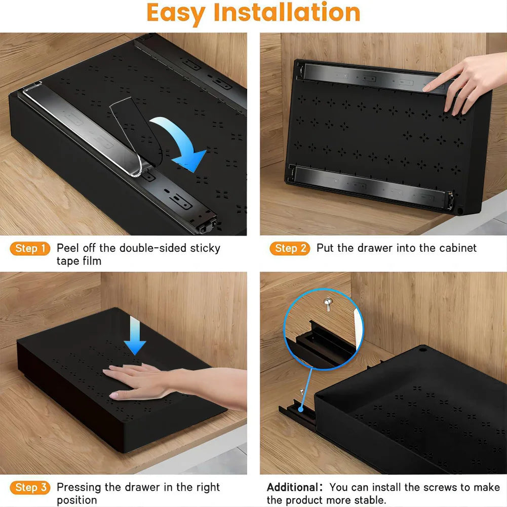 Pull Out Cabinet Organizer | Adjustable Slide Out Drawers