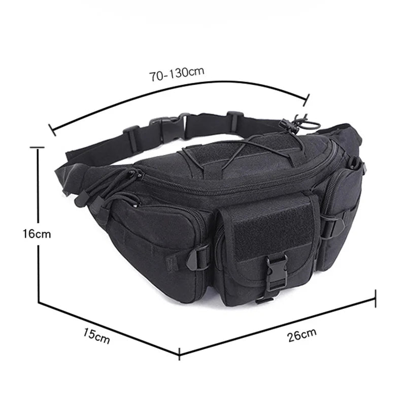 Men's Tactical Waterproof Waist Bag | Ideal for Outdoor Adventures