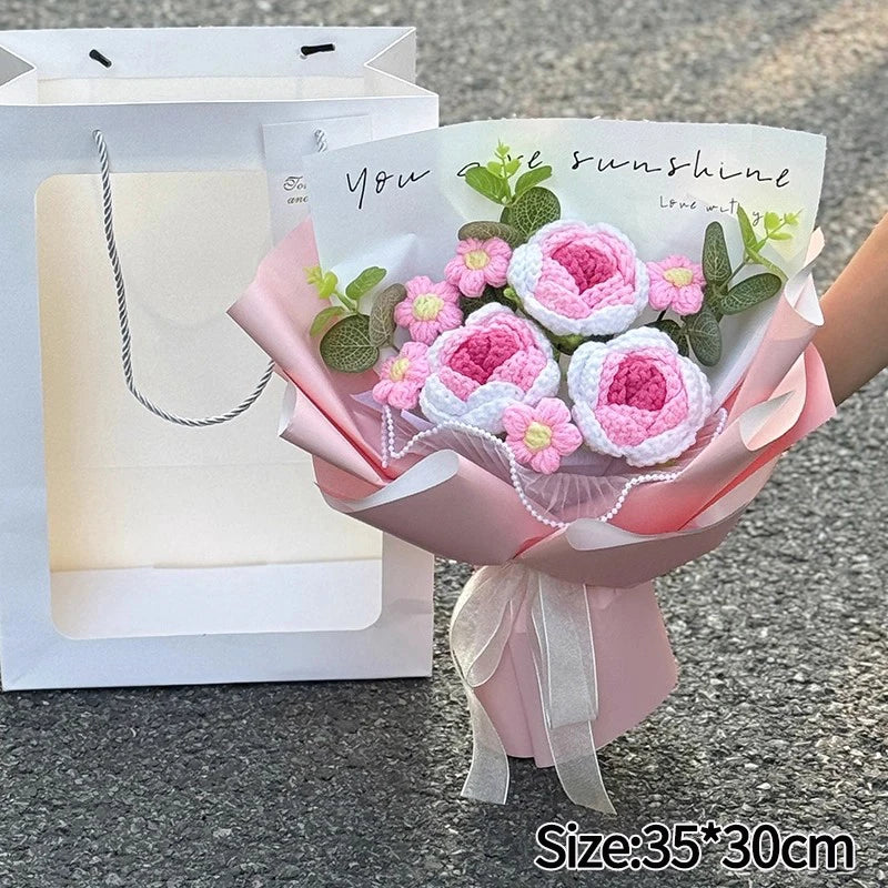 Ramo de flores de ganchillo hecho a mano | El regalo perfecto para cualquier ocasión