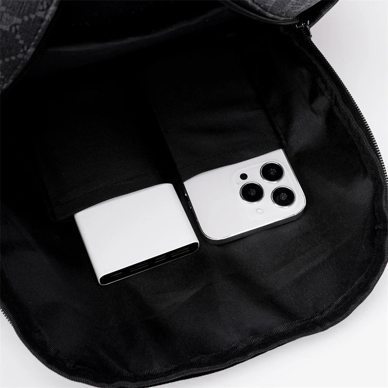 Multifunctional Leather Backpack for Men | Stylish Travel & Work Bag