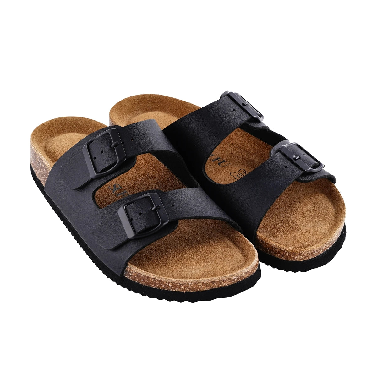 Stylish Leather Cork Flip-Flops for Women | Comfortable Summer Sandals