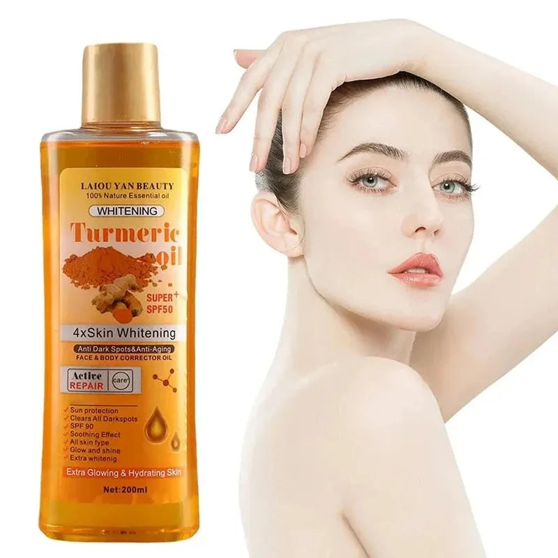 200ml Turmeric Essential Oil Moisturizer | Deep Hydration Face Serum