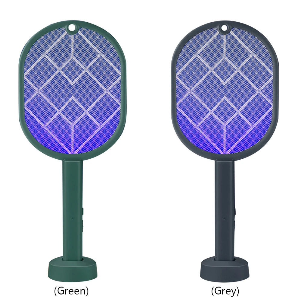 2-in-1 Electric Mosquito Swatter | USB Rechargeable Bug Zapper