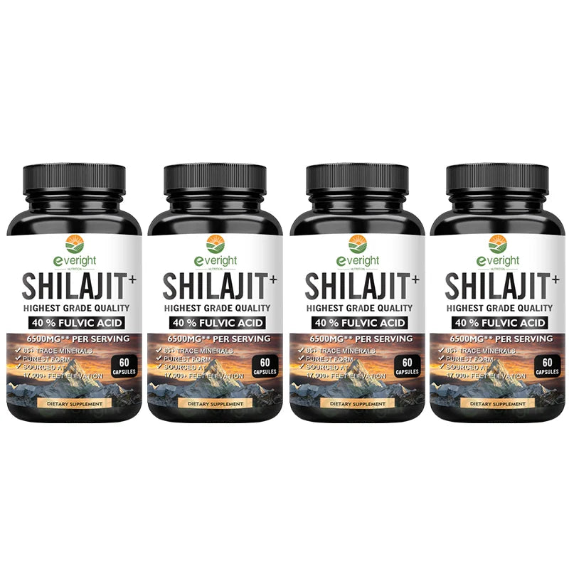 Shilajit Capsules 6500mg | Energy, Muscle Strength & Immunity Support