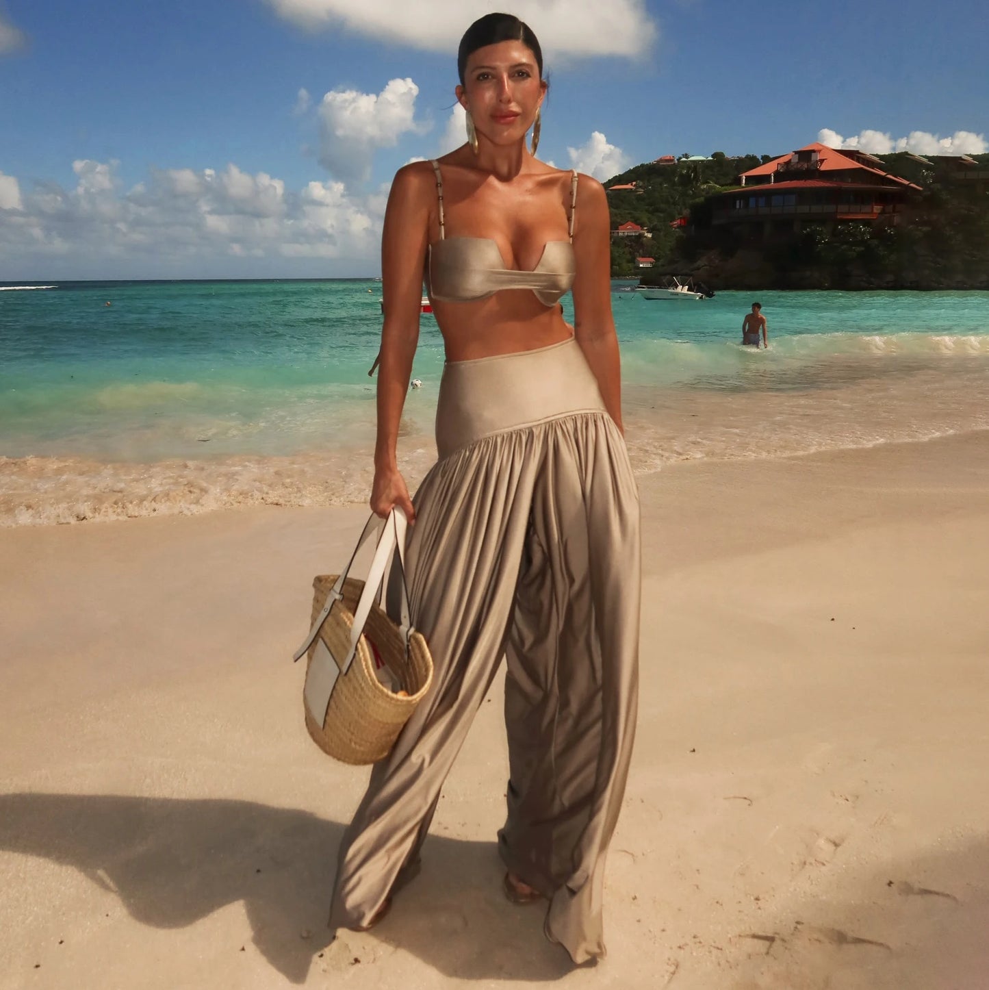 Stylish Bandeau 3-Piece Bikini Set for Women | Perfect Summer Swimwear