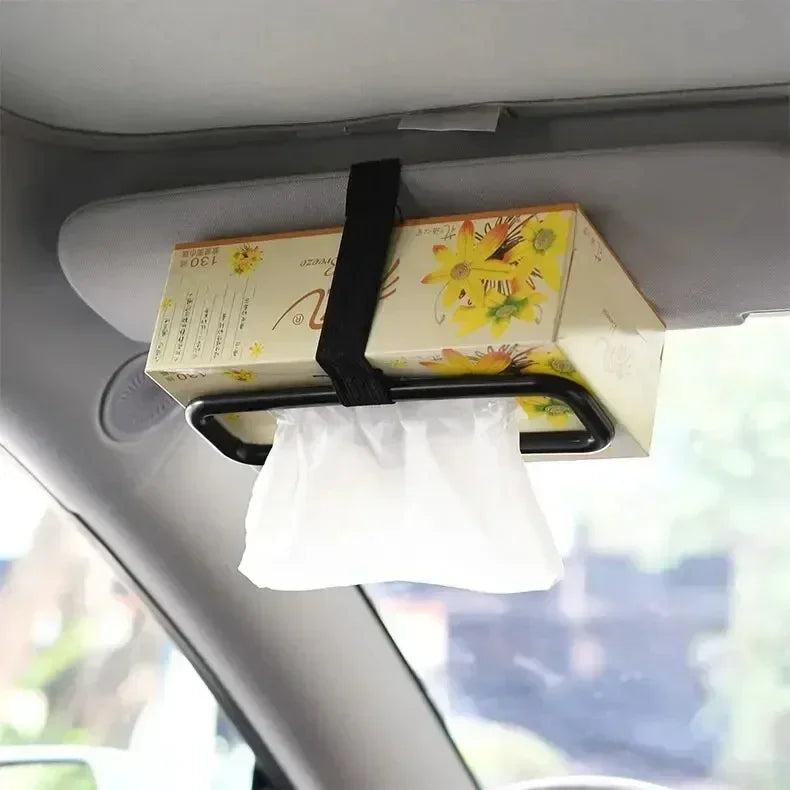 Versatile Car Paper Towel Holder | Convenient Visor Tissue Box