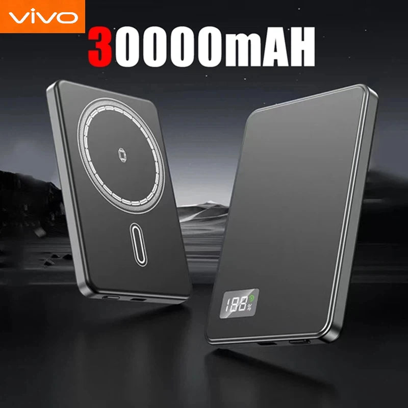 50000mAh Magnetic Wireless Power Bank | Fast Charging External Battery