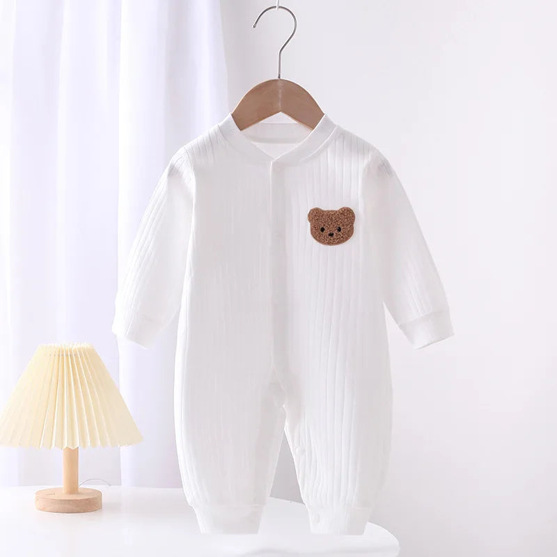 Cozy Cotton Newborn Jumpsuit | Adorable Baby Romper for All Seasons