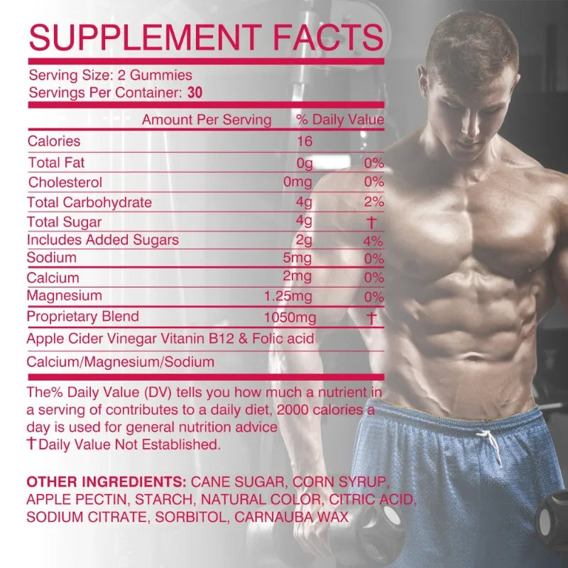 Male Performance Support Gummies | Boost Strength & Recovery