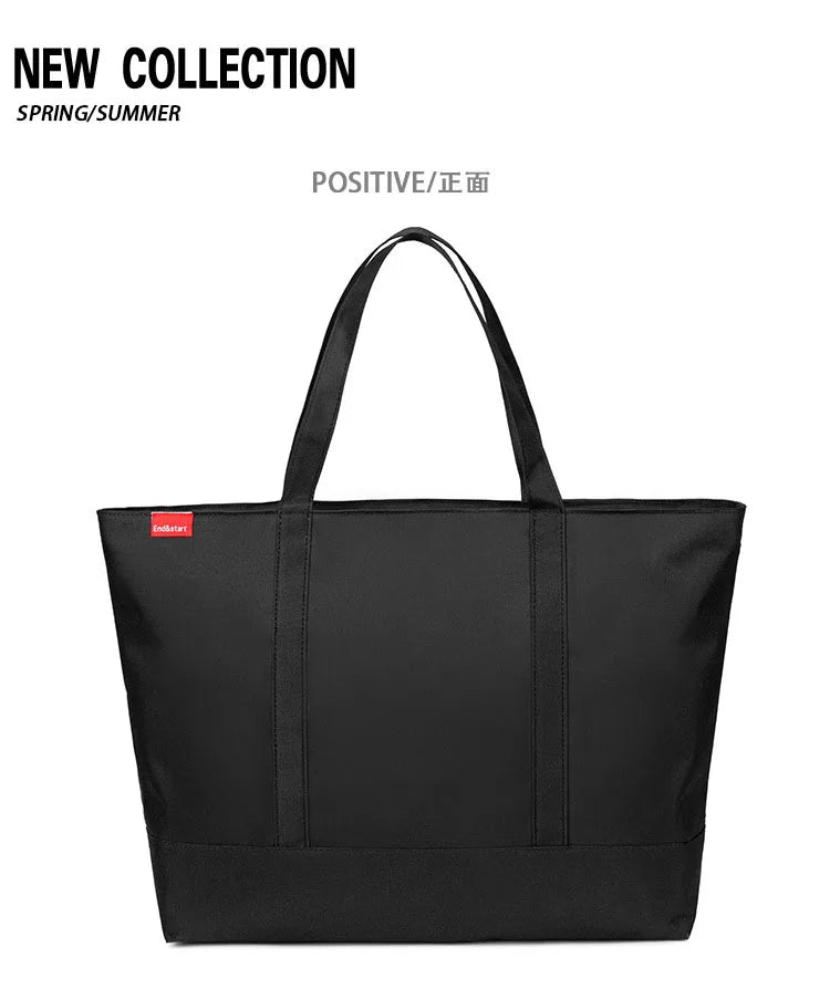 Men's Casual Oxford Tote Bag | Stylish Shoulder Handbag for Men