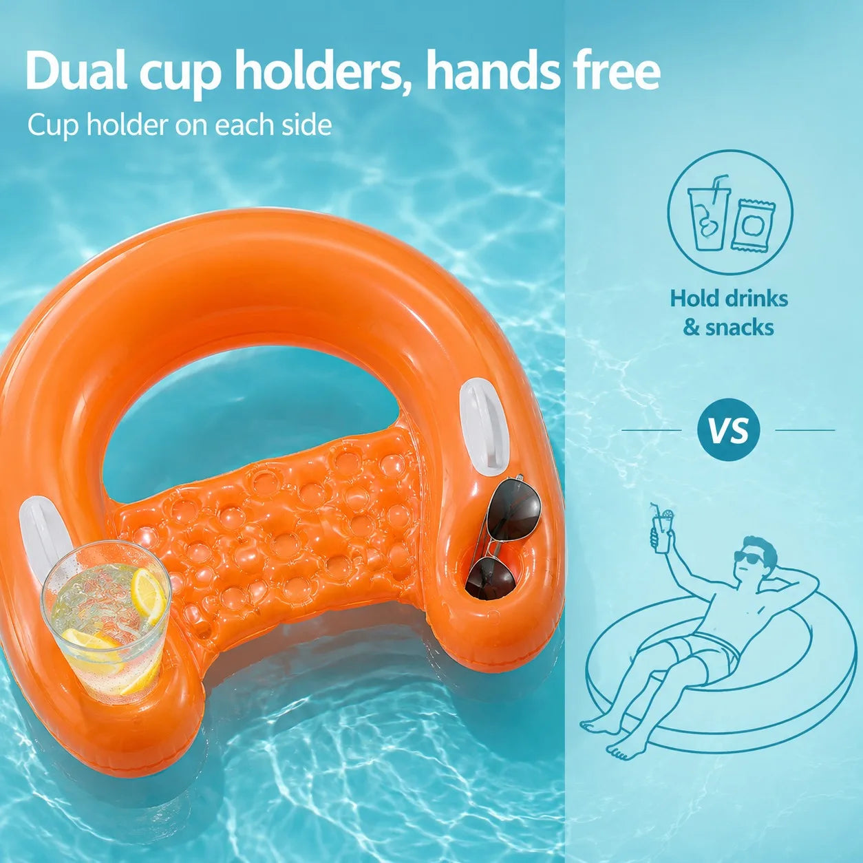 Inflatable Water Hammock Recliner | Ultimate Pool Relaxation