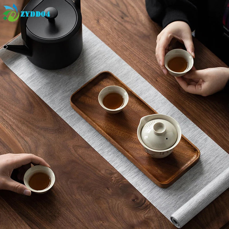 Eco-Friendly Wooden Dessert Plates | Elegant Serving Trays