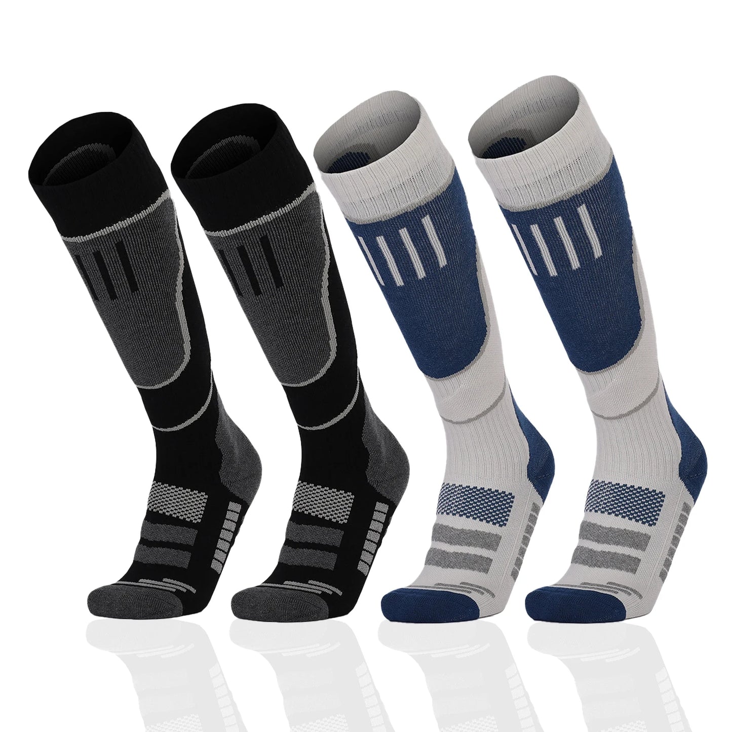 Winter Ski Cold Weather Knee-high Socks for Snow Sports