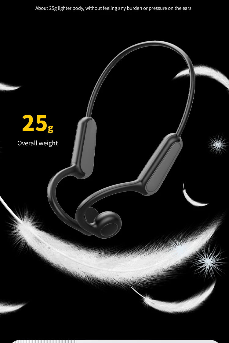 Waterproof Bone Conduction Earphones | Bluetooth Sports Headphones
