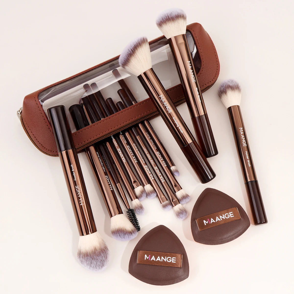 13pc Soft Synthetic Hair Makeup Brush Set | Flawless Beauty Tools