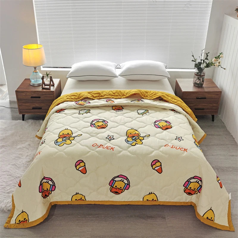 Cool Summer Quilt | Soft, Breathable Air Conditioner Blanket