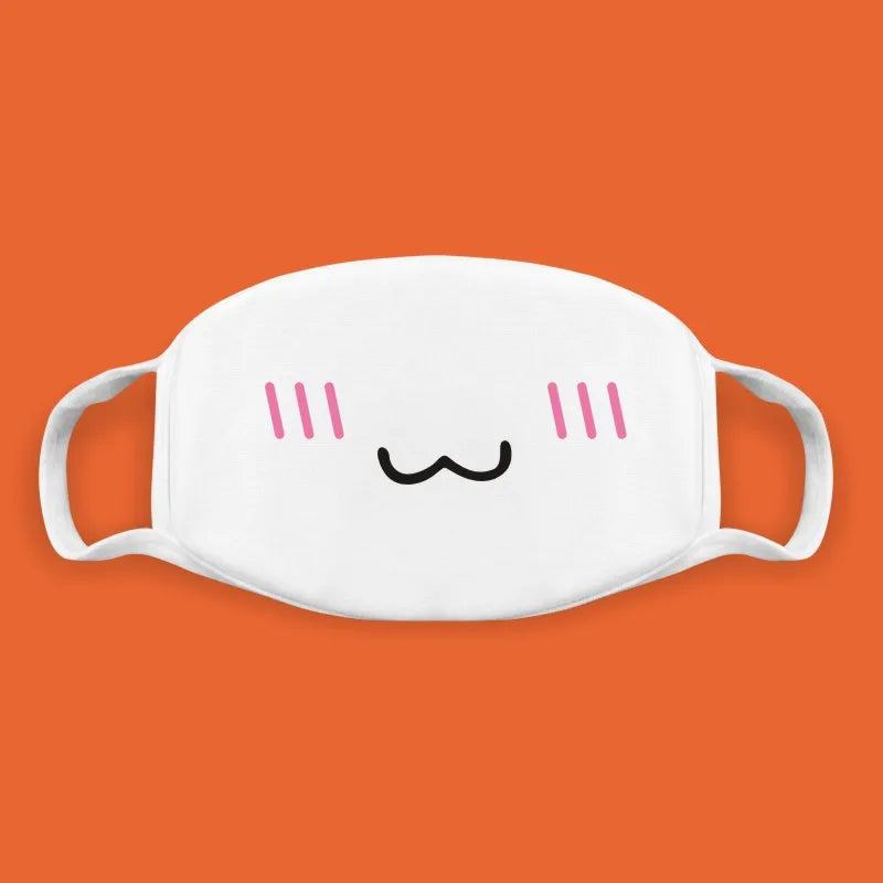 Funny Expression Anime Party Mouth Face Mask | Unisex Kawaii Mask