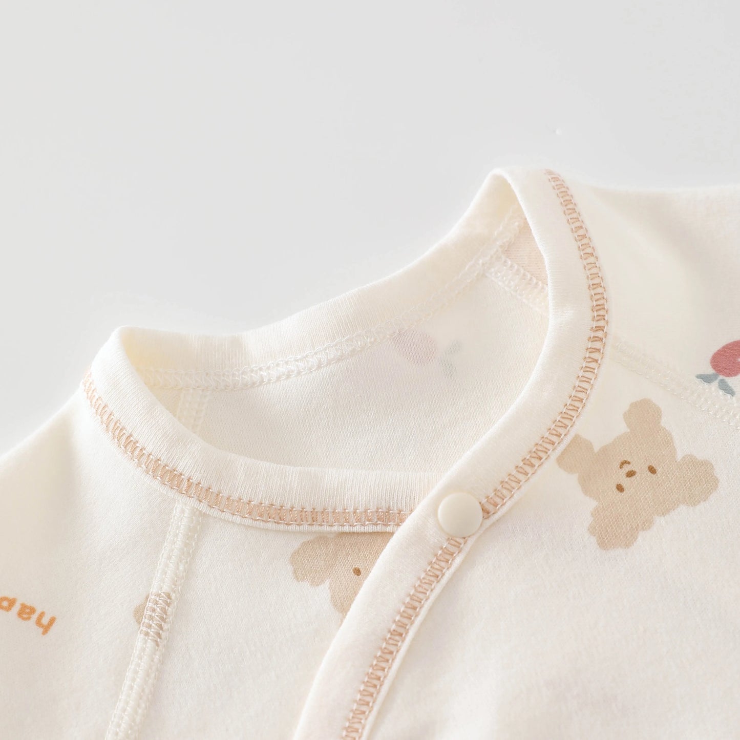 Newborn Cartoon Cotton Baby Bodysuit | Soft Long Sleeve Comfort
