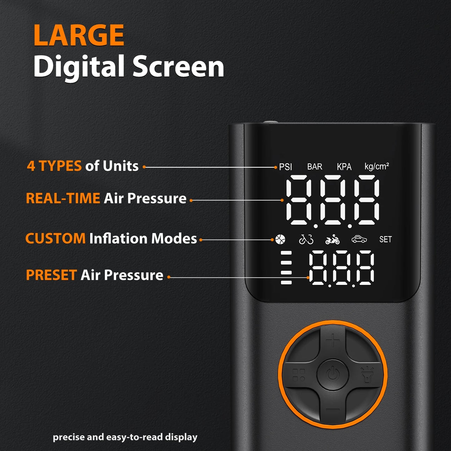 Portable Air Pump Set with Power Bank for Car & Bike | 150PSI