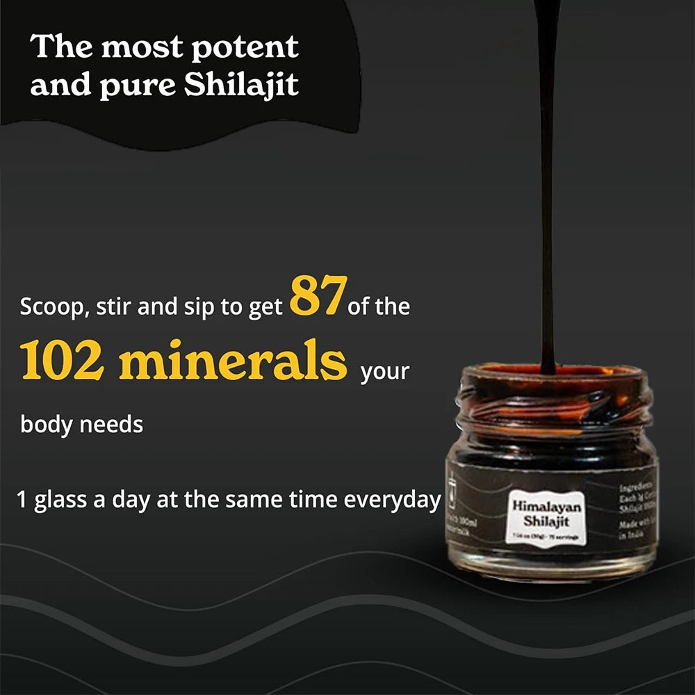 Pure Himalayan Organic Shilajit Resin | Boost Energy & Immunity