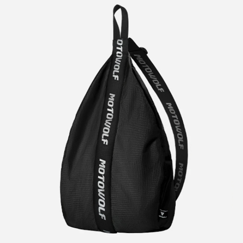 Water-Repellent Motorcycle Helmet Backpack for Cycling and Travel