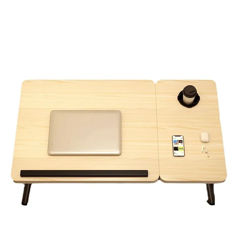 Escritorio plegable multifuncional para ordenador portátil | Mesa de estudio ideal para mesilla de noche