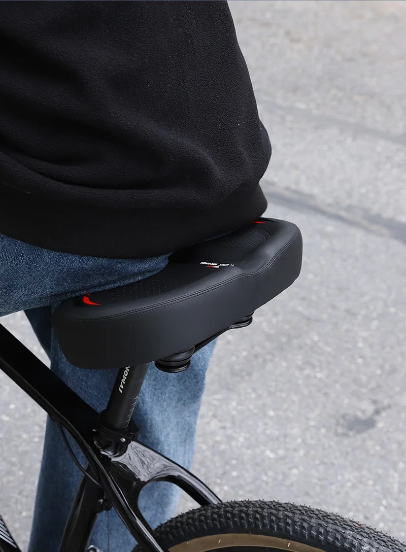 Oversize Comfortable Bicycle Saddle | Breathable Bike Seat Cushion